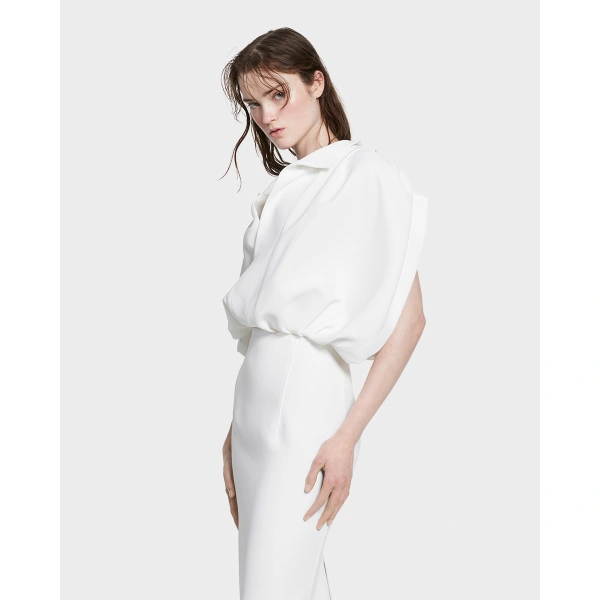 Maticevski Voyager Gown in White | Evening Gowns | Coveti