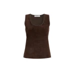 Max Mara Accordo Wool and Cashmere Top in Mud | Tops | Coveti