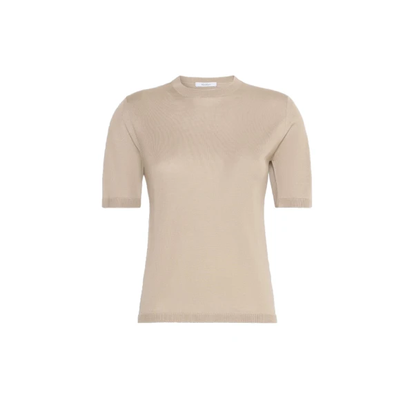 Aceti Cashmere and Silk Sweater in Stone Grey