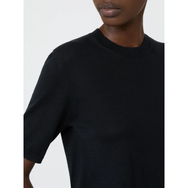 Max Mara Aceti Cashmere and Silk Sweater in Ultramarine | Sweaters | Coveti