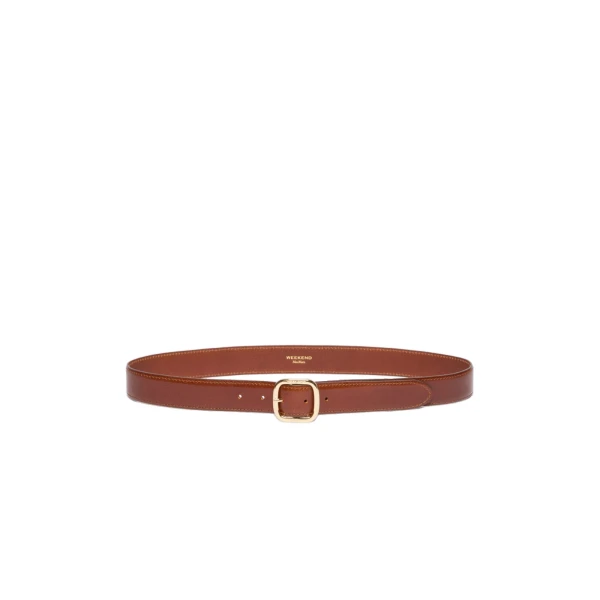 Aereo Leather Belt in Tobacco