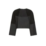 Max Mara Afa Wool Flannel Blouse in Dark Grey | Blouse | Coveti