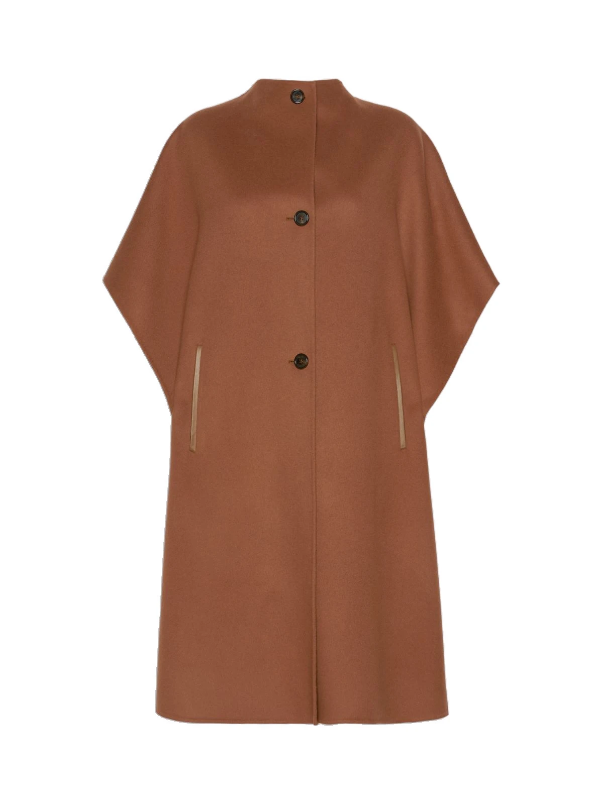 Max Mara Affari Pure Wool Long Cape in Dark Brown Max Mara Affari Pure Wool Long Cape in Dark Brown | Coats | Coveti