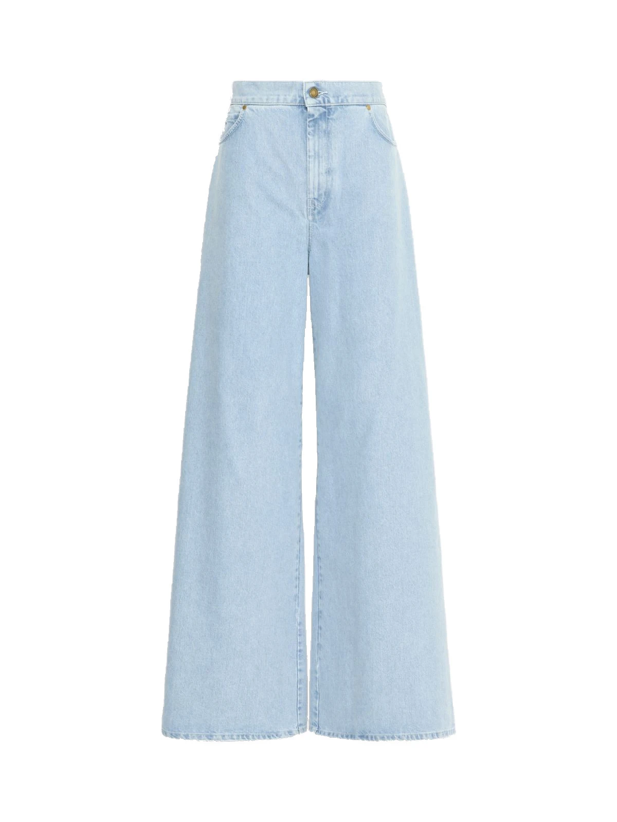 Max Mara Affari Wide-Leg Denim Jeans in Light Blue Max Mara Affari Wide-Leg Denim Jeans in Light Blue | Denim | Coveti