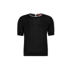 Max Mara Agenda Wool and Silk Sweater in Black and White | Sweaters | Coveti