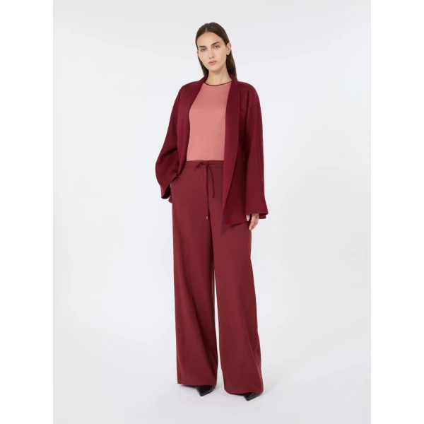 Max Mara Agenda Wool and Silk Sweater in Fard | Sweaters | Coveti