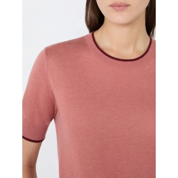 Max Mara Agenda Wool and Silk Sweater in Fard | Sweaters | Coveti