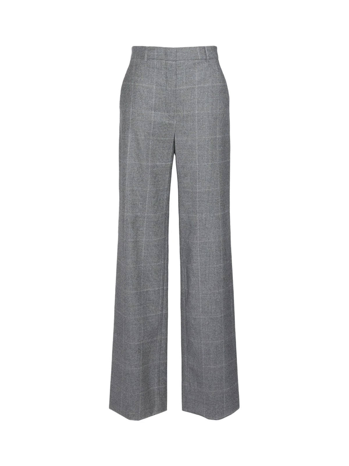Max Mara Agile Straight Wool Flannel Trousers in Dark Grey Max Mara Agile Straight Wool Flannel Trousers in Dark Grey | Tailored pants | Coveti
