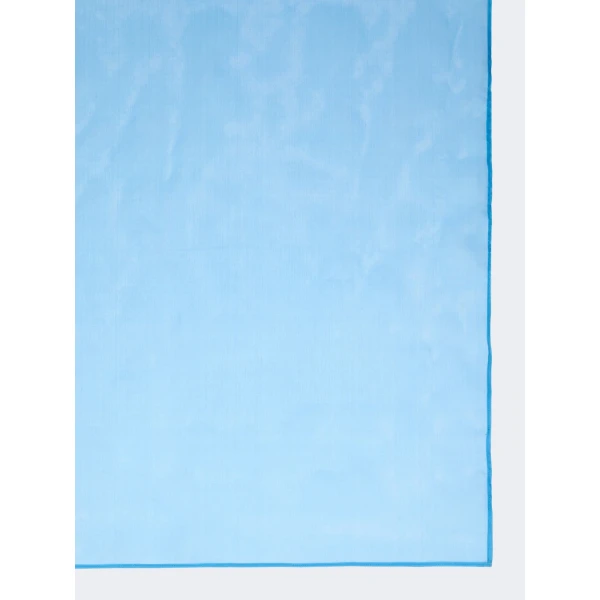 Max Mara Agoraio Silk Stole in Ocean Blue | Scarves | Coveti