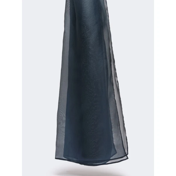 Max Mara Agoraio Silk Stole in Ultramarine | Scarves | Coveti