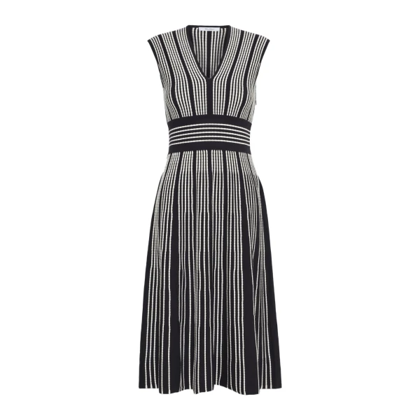 Agreste Sleeveless Viscose Knit Dress in Ultramarine