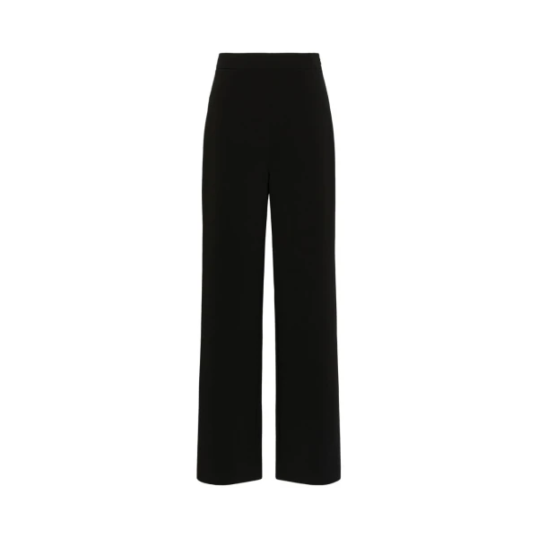 Alaggio Cady Wide-Leg Trousers in Black