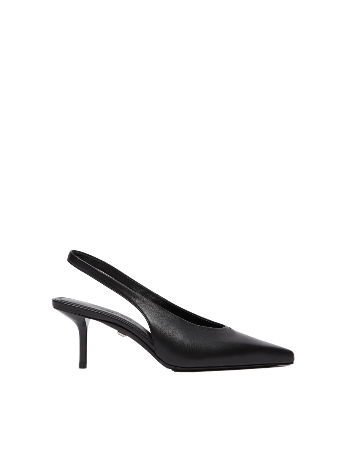 Max Mara Albata Nappa Leather Slingbacks in Black Max Mara Albata Nappa Leather Slingbacks in Black | Heels | Coveti