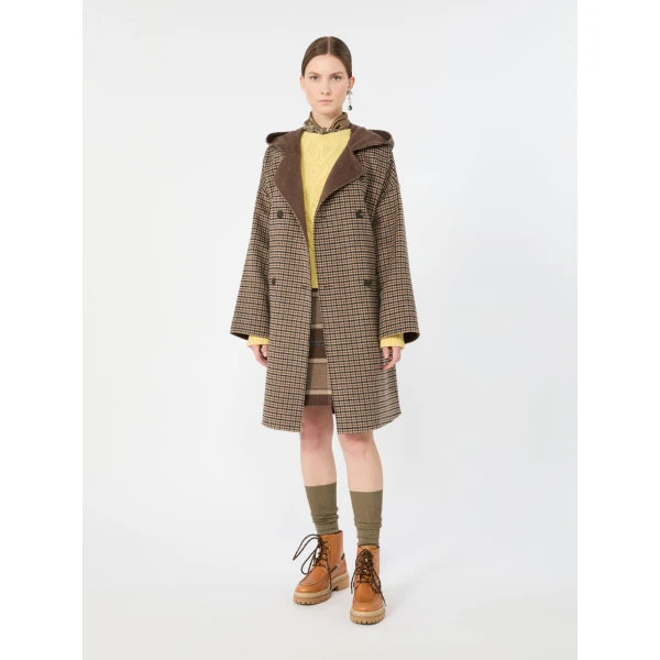 Max Mara Alben Cable Knit Wool Jumper in Honey | Sweaters | Coveti