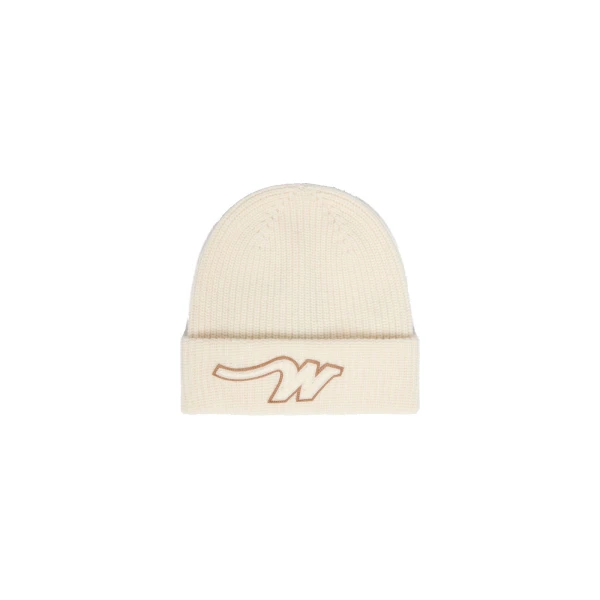 Alben Wool W Patch Beanie in White
