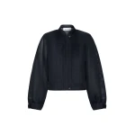 Max Mara Alcamo Technical Mesh Boxy Jacket in Ultramarine | Blazers | Coveti