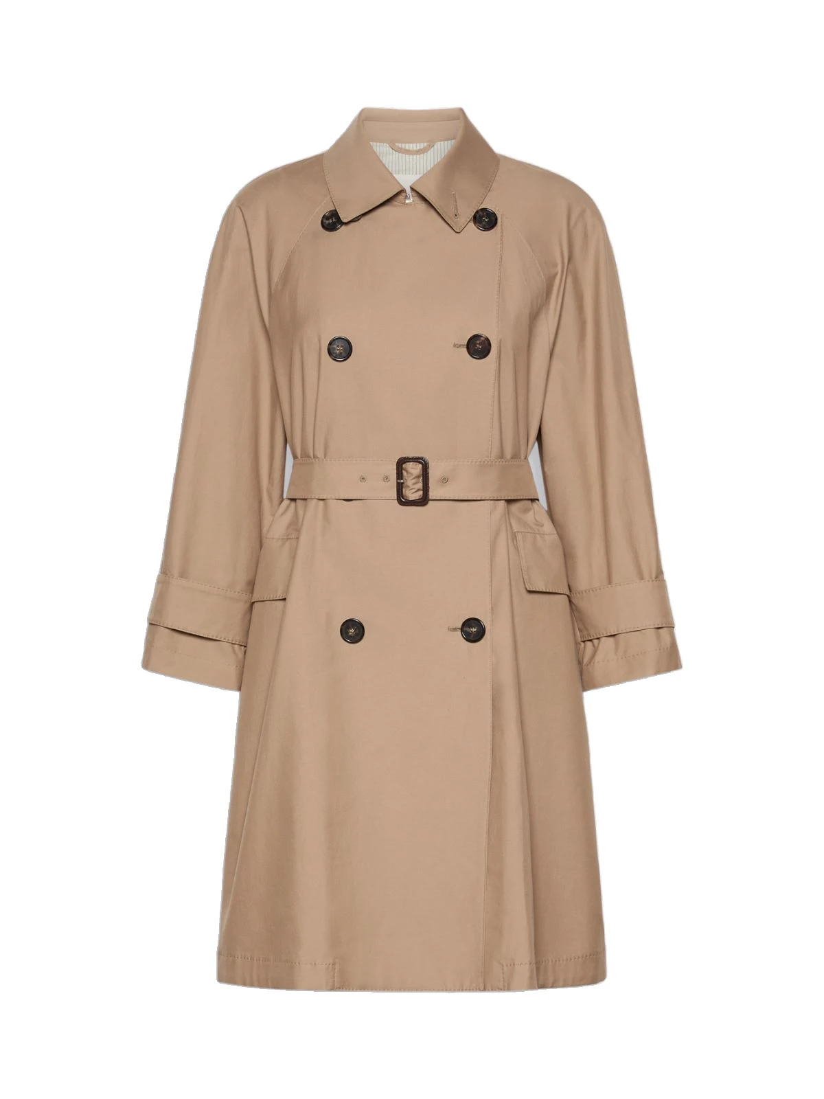 Max Mara Alessio Double-Breasted Water-Repellent Trench Coat in Camel Max Mara Alessio Double-Breasted Water-Repellent Trench Coat in Camel | Trench Coat | Coveti