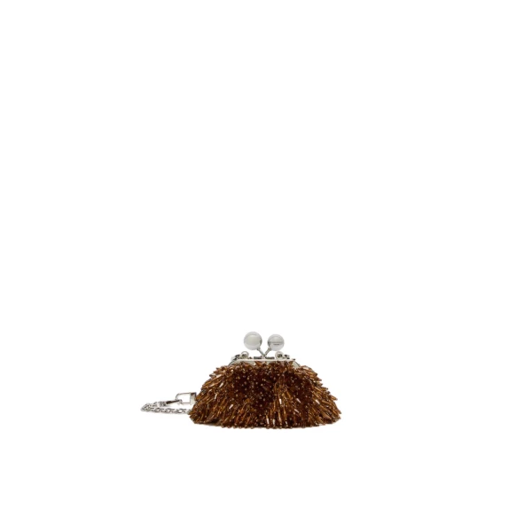 Alfio Nano Pasticcino Bag with Gemstones in Bronze