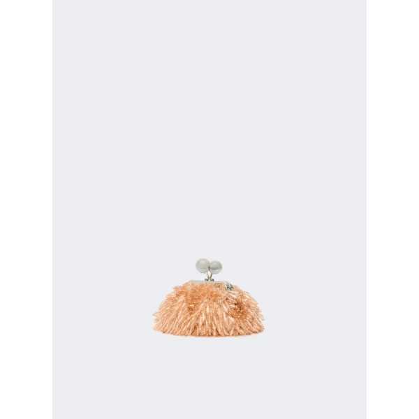 Max Mara Alfio Nano Pasticcino Bag with Gemstones in Nude | Mini Bags | Coveti