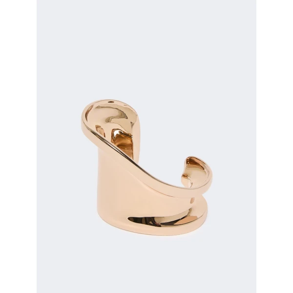 Max Mara Alloro Metal Cuff Bracelet in Bronze | Bracelets | Coveti