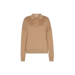 Max Mara Alpaca Wool Fleece Jersey Sweater in Camel | Sweaters | Coveti