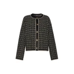 Max Mara Amico Boxy Wool and Cashmere Cardigan in Black | Cardigan | Coveti