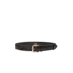 Max Mara Angizia Leather Belt in Black | Belts | Coveti