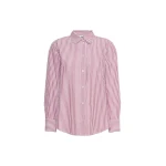 Max Mara Anthea Classic Cotton Shirt in Bordeaux | Shirts | Coveti