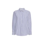 Max Mara Anthea Classic Cotton Shirt in Light Blue | Shirts | Coveti