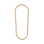 Max Mara Aquila Long Link Necklace in Bronze | Necklace | Coveti