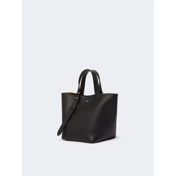 Max Mara Archetipo Extra Small Leather Bag in Black | Mini Bags | Coveti