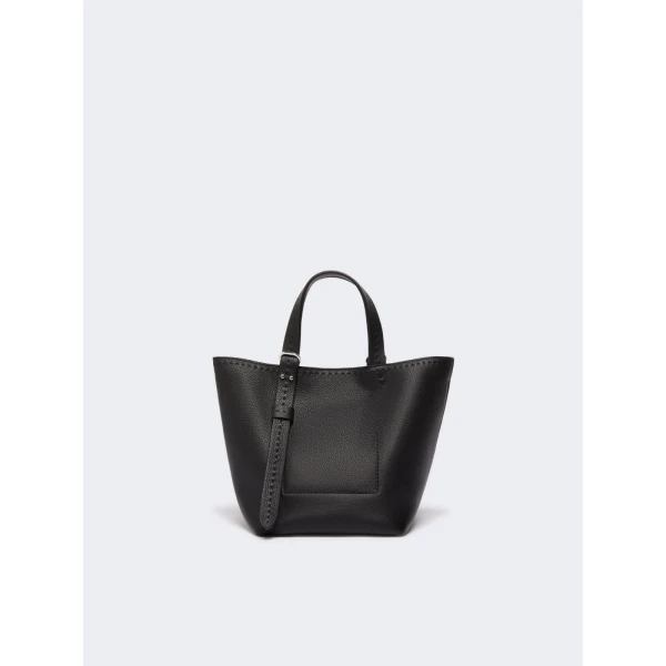 Max Mara Archetipo Extra Small Leather Bag in Black | Mini Bags | Coveti