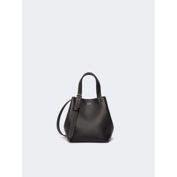 Max Mara Archetipo Extra Small Leather Bag in Black | Mini Bags | Coveti