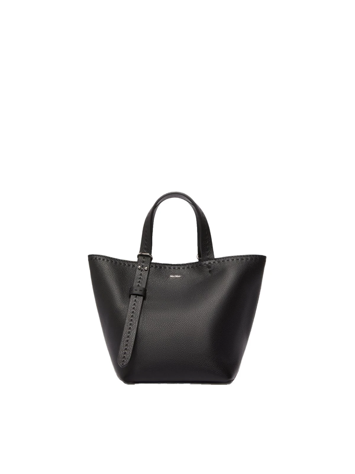 Max Mara Archetipo Extra Small Leather Bag in Black Max Mara Archetipo Extra Small Leather Bag in Black | Mini Bags | Coveti