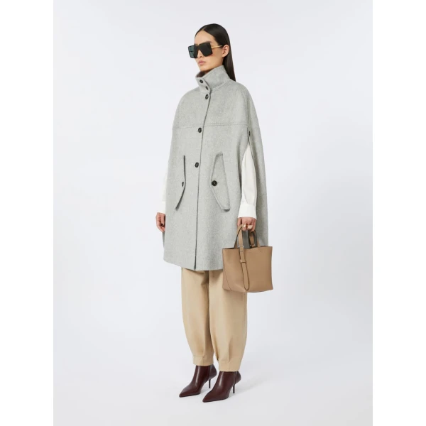 Max Mara Archetipo Extra Small Leather Bag in Mud | Mini Bags | Coveti