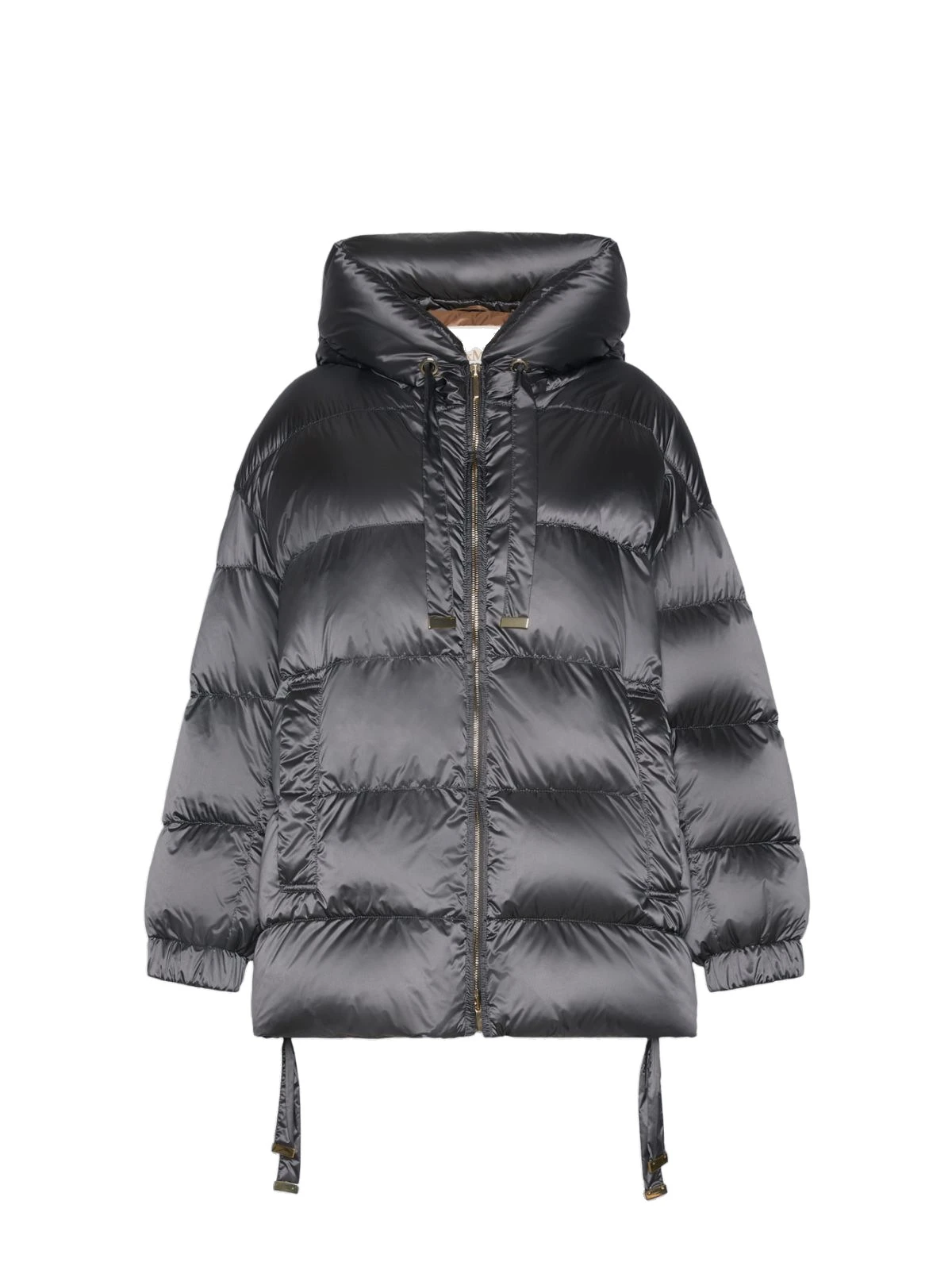 Max Mara Ariete Roomy Hooded Water-Repellent Puffer Jacket in Medium Grey Max Mara Ariete Roomy Hooded Water-Repellent Puffer Jacket in Medium Grey | Jackets | Coveti