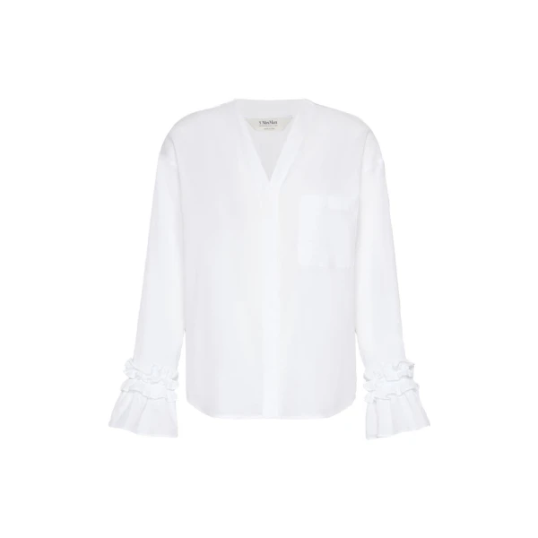 Astro Cotton Muslin Shirt in White