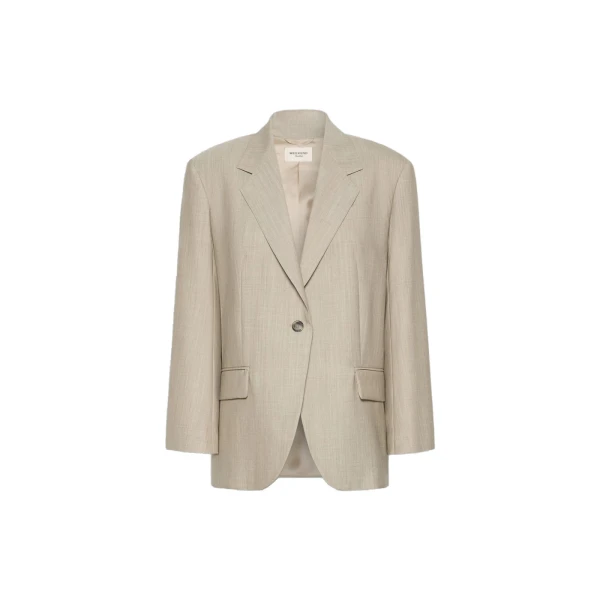 Max Mara Attila Oversized Wool Cloth Blazer in Hazelnut Brown | Blazers | Coveti
