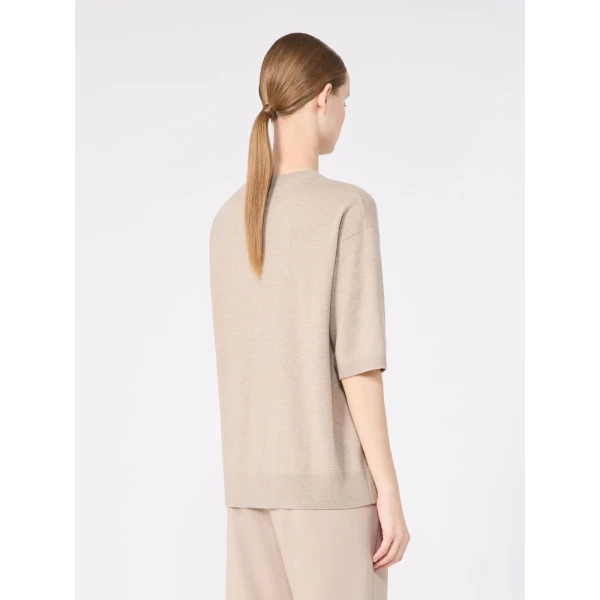 Max Mara Aurelia Wool Pocket Sweater in Beige | Sweaters | Coveti