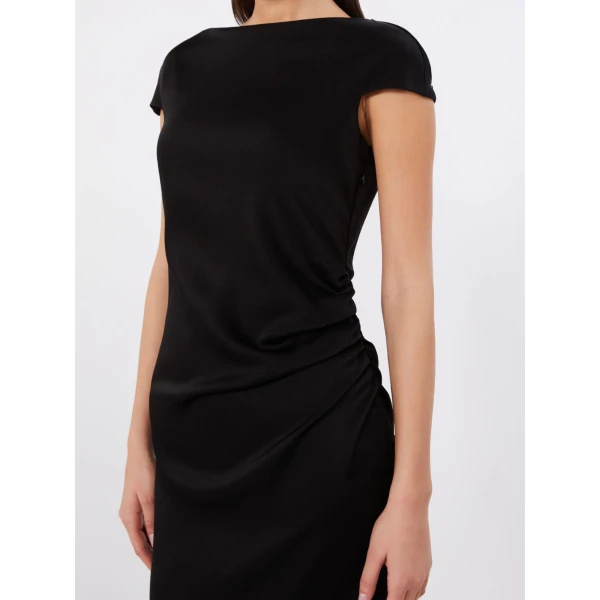 Max Mara Austero Cady Gown in Black | Evening Gowns | Coveti