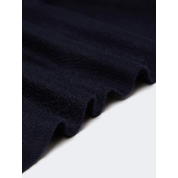 Max Mara Baci Cashmere Logo Stole in Ultramarine | Scarves | Coveti