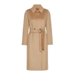 Max Mara Bcollag Double-Breasted Wool Coat in Camel | Wool Coat | Coveti