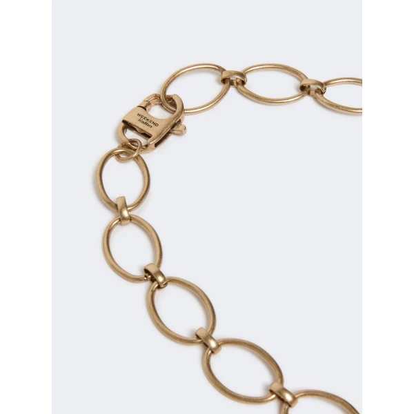 Max Mara Bermuda Charm Chain Necklace in Gold | Necklace | Coveti