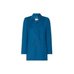 Max Mara Bikini Woollen Cloth Blazer in Navy | Blazers | Coveti
