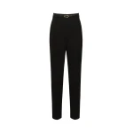 Max Mara Bimba Cady Carrot Trousers in Black | Tailored pants | Coveti