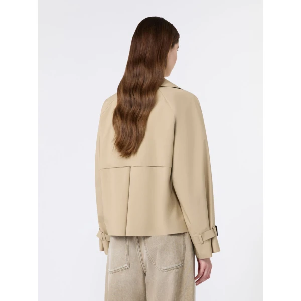 Max Mara Boero Short Water-Repellent Trench Coat in Beige | Trench Coat | Coveti