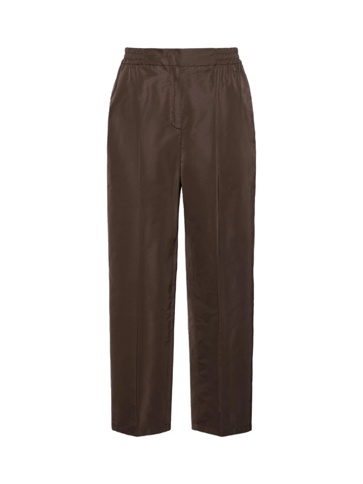 Max Mara Boheme Silk-Blend Radzimir Trousers in Dark Brown Max Mara Boheme Silk-Blend Radzimir Trousers in Dark Brown | Tailored pants | Coveti