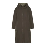 Max Mara Bosco Long Reversible Radzmir Padded Parka in Khaki | Coats | Coveti