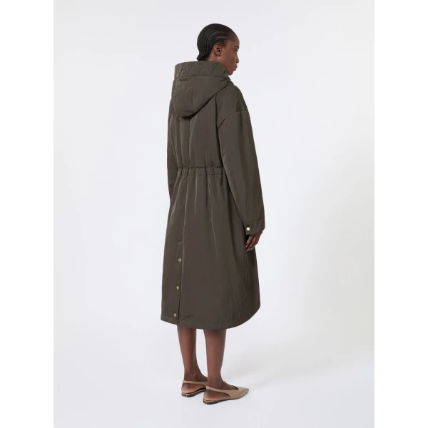 Max Mara Bosco Long Reversible Radzmir Padded Parka in Khaki | Coats | Coveti