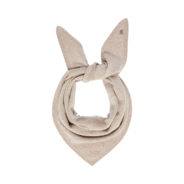 Max Mara Bosso Triangle Cashmere Scarf in Honey | Scarves | Coveti